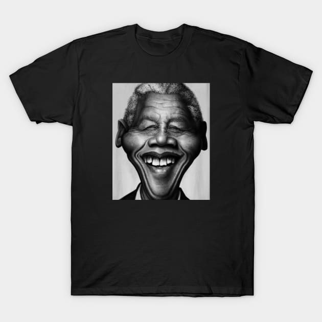 Nelson Mandela T-Shirt by AndreKoeks